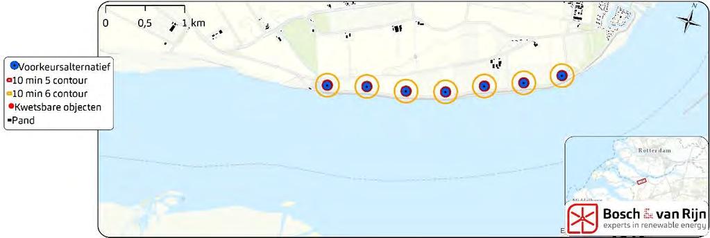 Windpark Piet de Wit Externe veiligheidsonderzoek t.b.v. het combi-mer 5.4 Rekenmethode Waar niets is aangegeven houden wij dezelfde rekenmethode aan voor het VKA als voor de MER-Alternatieven. 5.5 Risicoanalyse 5.