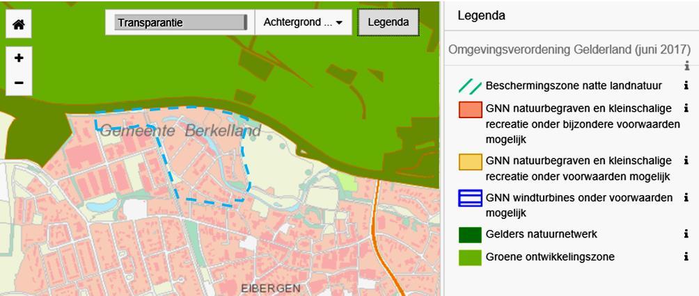 3. Groene ontwikkelingszone De Groene Ontwikkelingszone (GO) bestaat uit terreinen met een andere bestemming dan natuur die ruimtelijk vervlochten is met het Gelders Natuurnetwerk.