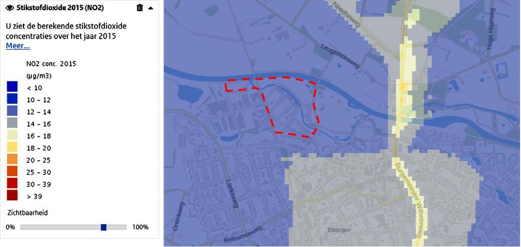 4.3 Geluid 4.3.1 Huidige situatie De locatie is gelegen aan de rand van de kom van Eibergen, waar verwacht kan worden dat in de bestaande situatie reeds sprake is van een verhoogde geluidsniveaus van