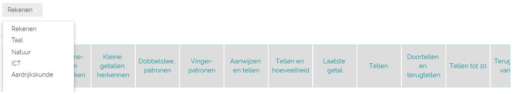 Vaardigheden Onder het kopje vaardigheden kan er worden gekozen voor het gebruik van ons ontwikkelingsgerichte rapport.