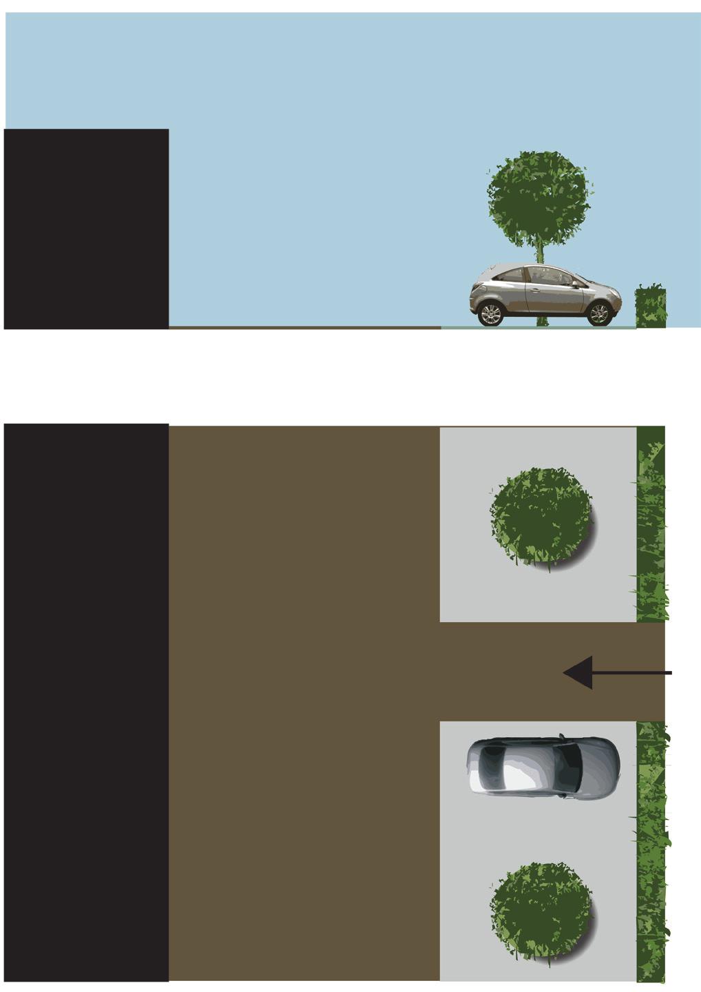 artikel 1. 8. achteruitbouwzone voor inbreidingsproject 1. bestemming 1.1. hoofdbestemming Bestemd voor de aanleg van verharding met begeleidend groen ten behoeve van het nemen van ontsluiting naar de N50d en het inrichten van parkeerplaatsen.
