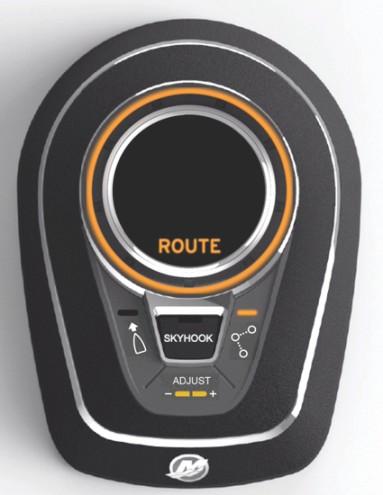 De Autopilot gaat naar het eerste routepunt op de koers van de kaartplotter.