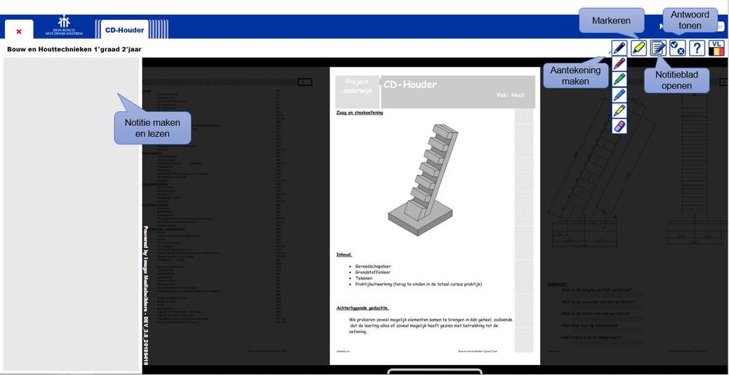 In de navigatiebalk vind je tools om te bladeren en om naar een specifieke pagina te navigeren.