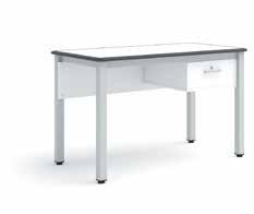 00X 180 x 80 cm: 055.00X - Hoge multifunctionele groepstafel - Melamine tafelblad - Optioneel: ander tafelblad, zie pag.