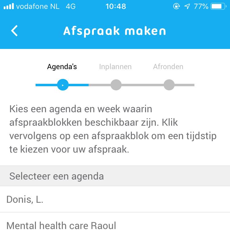 Omdat er staat Kies Agenda, dacht ik dat je hier moest klikken.