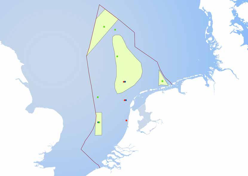 De Noordzee op Het jaar 2017 stond in het teken van veldwerk. Drie keer ging het DISCLOSE-team de Noordzee op. Anderhalve maand brachten de onderzoekers op zee door.