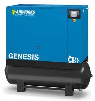 Airworks schroefcompressoren zijn ontworpen voor zwaar industrieel gebruik en kunnen 100% belast gebruikt worden.