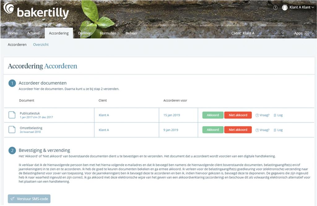 Menu Accordering documenten Op het scherm ziet u een overzicht van alle documenten waar uw goedkeuring voor nodig is.