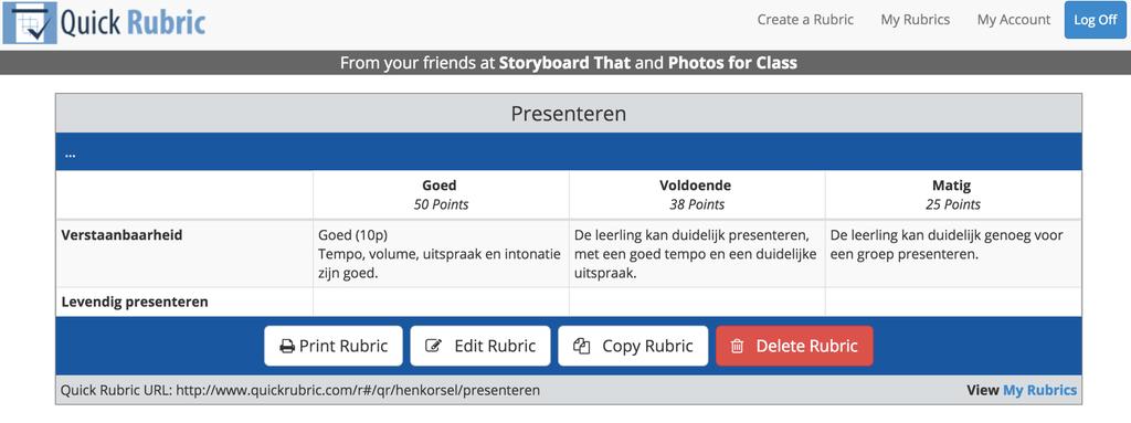 Rubric