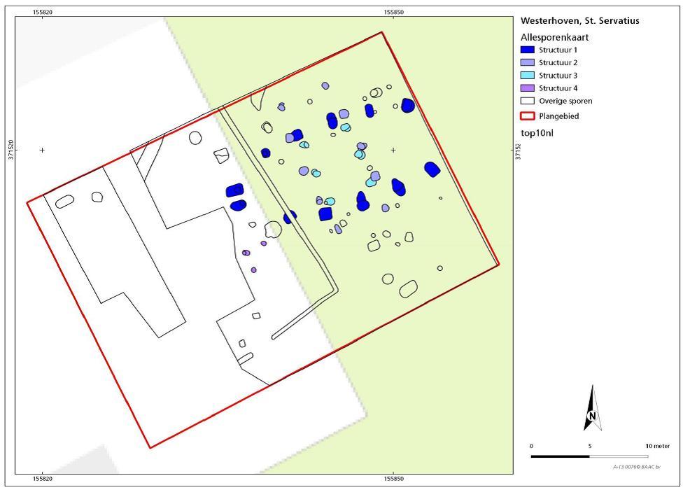 Verrassende resultaten bij opgraving in Westerhoven BAAC heeft op 22 en 23 april 2013 in opdracht van de gemeente Bergeijk een proefsleuvenonderzoek met doorstart naar een opgraving uitgevoerd in het