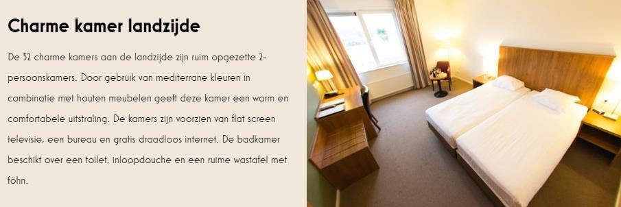 31 kamers met uitzicht op het