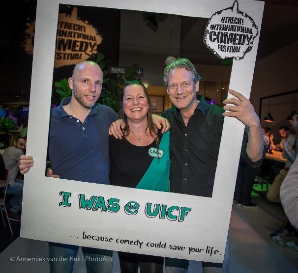 Activiteiten 2017: Utrecht International Comedy Festival De belangrijkste taak die Stichting UICF zich voor 2017 ten doel had gesteld was de organisatie van het Utrecht International Comedy Festival.