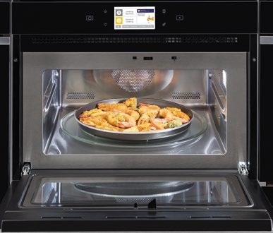 Knapperige gerechten in een mum van tijd MICROGOLFOVENS Dankzij de Crisptechnologie krijgt u dezelfde perfecte knapperige gerechten zoals in een traditionele oven, maar in een veel kortere