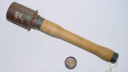 Handgranaten Figuur 133: Duitse Stielhandgranate model