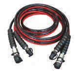HTWH6 HTWH8 HTWH0 4 5 6 8 0 Twin hose set with hose clips and quick