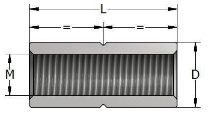 M30x90 45665 45675 44471 44338 30 90 40 0,493 KB M36x110 45666 45674 44802 45542 36 110 47,5 0,830 KB M42x126 44468 44470 45537 44340 42 126 54 1,166 DRAADBUS KBL KBL-draadbussen worden gemaakt van