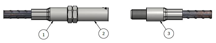 INSTRUCTIES VOOR HET KOPPELEN VAN RECHTE OF GEBOGEN STAVEN MET EEN TWSK-KOPPELSTUKS - Eerste staaf kan