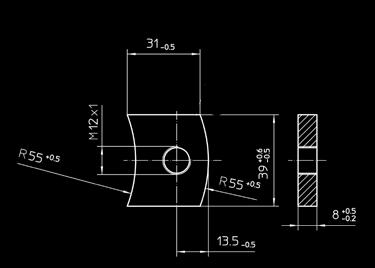 86S1225 Slotplaat.