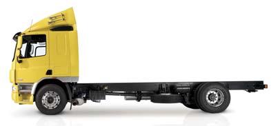 De CF-serie omvat bovendien een speciale FTP trekkeruitvoering, voorzien van een lichtgewicht voorloopas met 17,5 inch wielen voor een treingewicht van 44 ton en om overbelasting van de