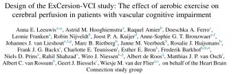 ExCersion-VCI Kan intensieve beweging de cerebrale doorbloeding verbeteren in patiënten met vasculaire schade in de hersenen?