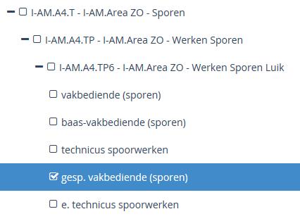 U kunt het zoekveld verkleinen via het veld CPBW. Nadat u het gewenste CPBW heeft aangevinkt merkt u in de tab kies eenheid dat de lijst beperkt werd tot de entiteiten van het gekozen CPBW.