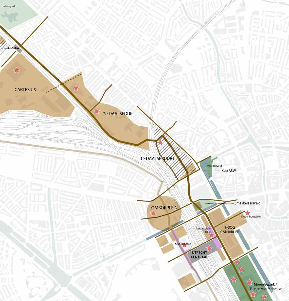 Ligging en stedelijke dynamiek De locatie is onderdeel van de 1e Daalsebuurt, gelegen aan Amsterdamsestraatweg, tussen singel en Lombokplein.