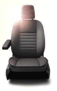 FORD TOURNEO CUSTOM Vormgeving FORD TOURNEO CUSTOM Uiterlijk en rijervaring Elektrische verstelbare en verwarmbare bestuurdersstoel De verwarmbare bestuurdersstoel is op acht manieren te verstellen;
