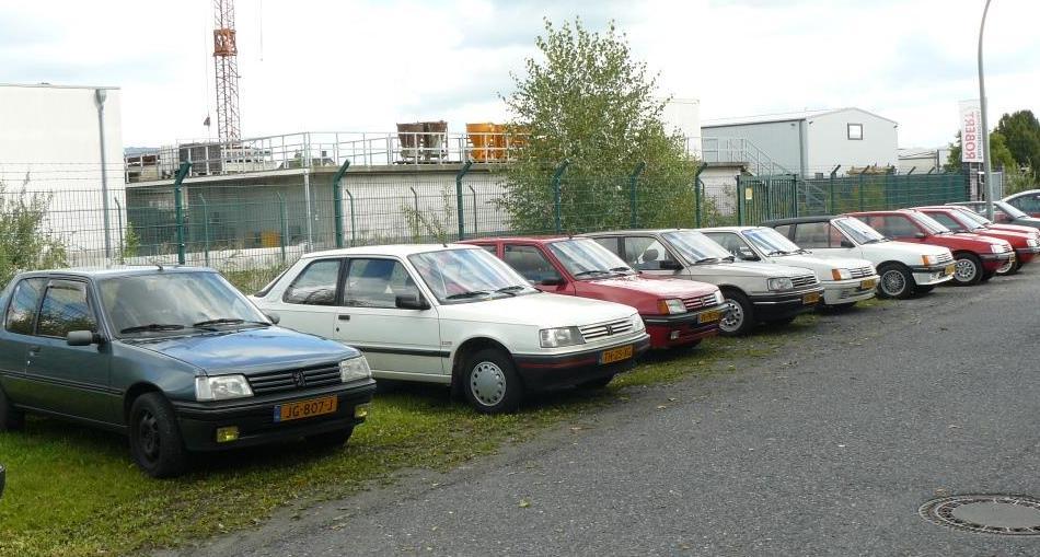 Na een kop koffie met gebak vertrokken de 40 deelnemende Peugeots 205- en 309 onder een stralende nazomer zon voor een mooie toertocht door de Achterhoek en het