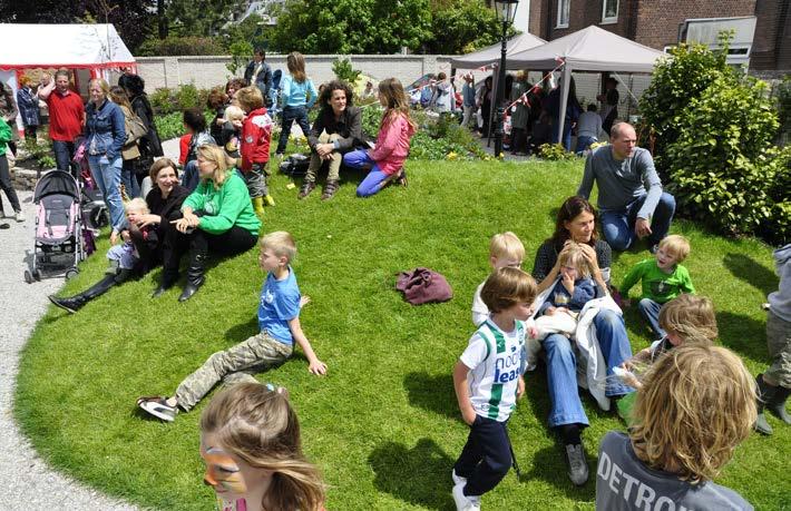 MEER AANLEIDINGEN VOOR SPELEN EN BEWEGEN Mogelijkheden voor spelen en bewegen kunnen goed gecombineerd worden met meer groen en waterberging.