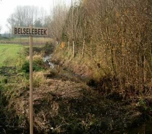 het bekken van de Belselebeek, nu het kanaal van Stekene, - wandel- en fietspaden aanleggen in de 5