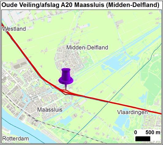 Oude Veiling/afslag A20 Maassluis (Midden- Delfland/Maassluis) Maassluis ontwikkelt samen met de Lely Groep een nieuwe woonwijk tussen de A20 en de Westlandseweg.