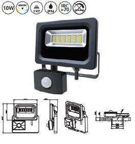 P48624134N Totale vermogen 10W 4000k Lumen 875lm Efficiëntie 83 IRC 70 Stralingshoek