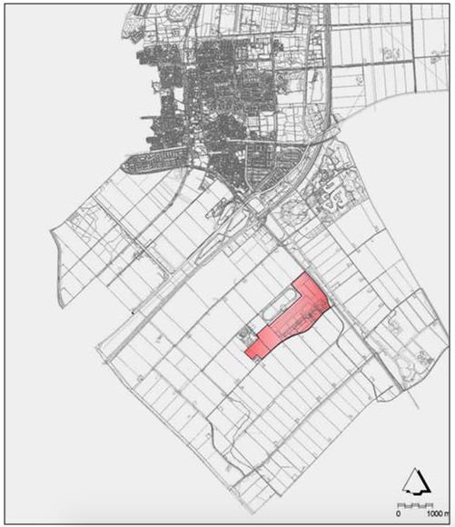 5 van 15 2 Begrenzing van het gebied 2.1 Ligging en begrenzing Lelystad Airport ligt ten zuiden van Lelystad (zie onderstaande figuur).