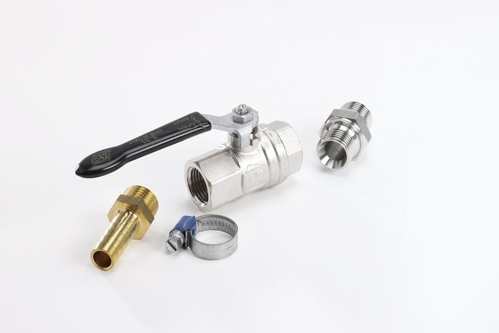 nlet kit for hose reel 1/2" with ball valve 30511550 nlet kit