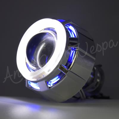 Deze koplamprand is uitgerust met een LED strip die eenvoudig aan te sluiten is.