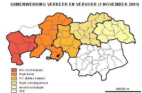 Pagina 1 1 Inleiding De provincie Noord-Brabant is opgedeeld in een vijftal regio s voor het werkveld Mobiliteit. Een van deze vijf regio s is West-Brabant.