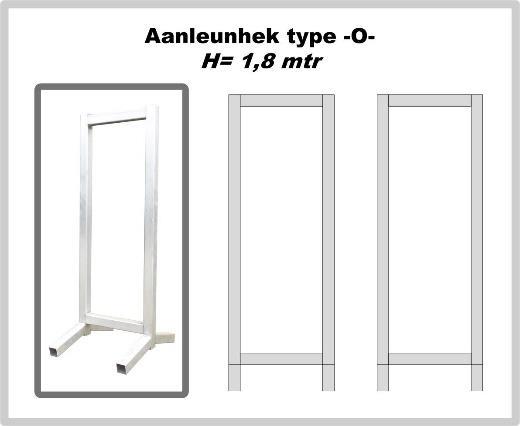 Aluminium aanleunhekken (excl. BTW) (incl. BTW) 100.