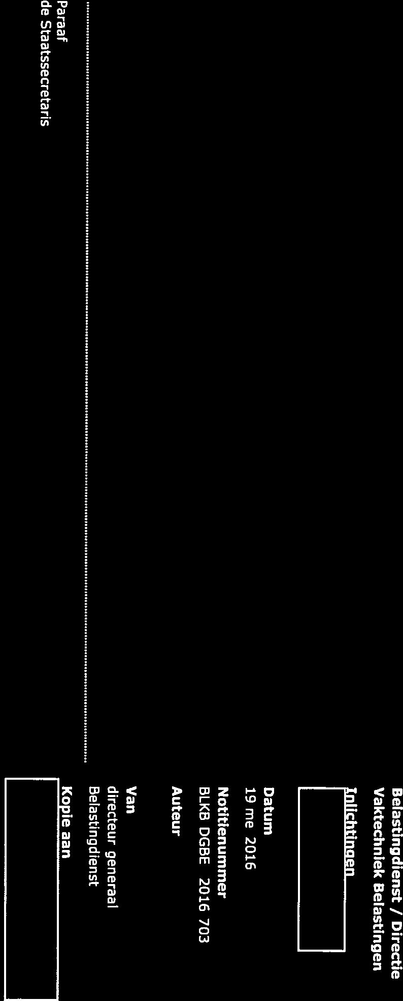de secretaris-generaal Medeparaaf de directeur Inspectie der Rijksfinancien Medeparaaf de directeur Financieel Economische Zaken Aanleiding 12 mel spraken we met u over het