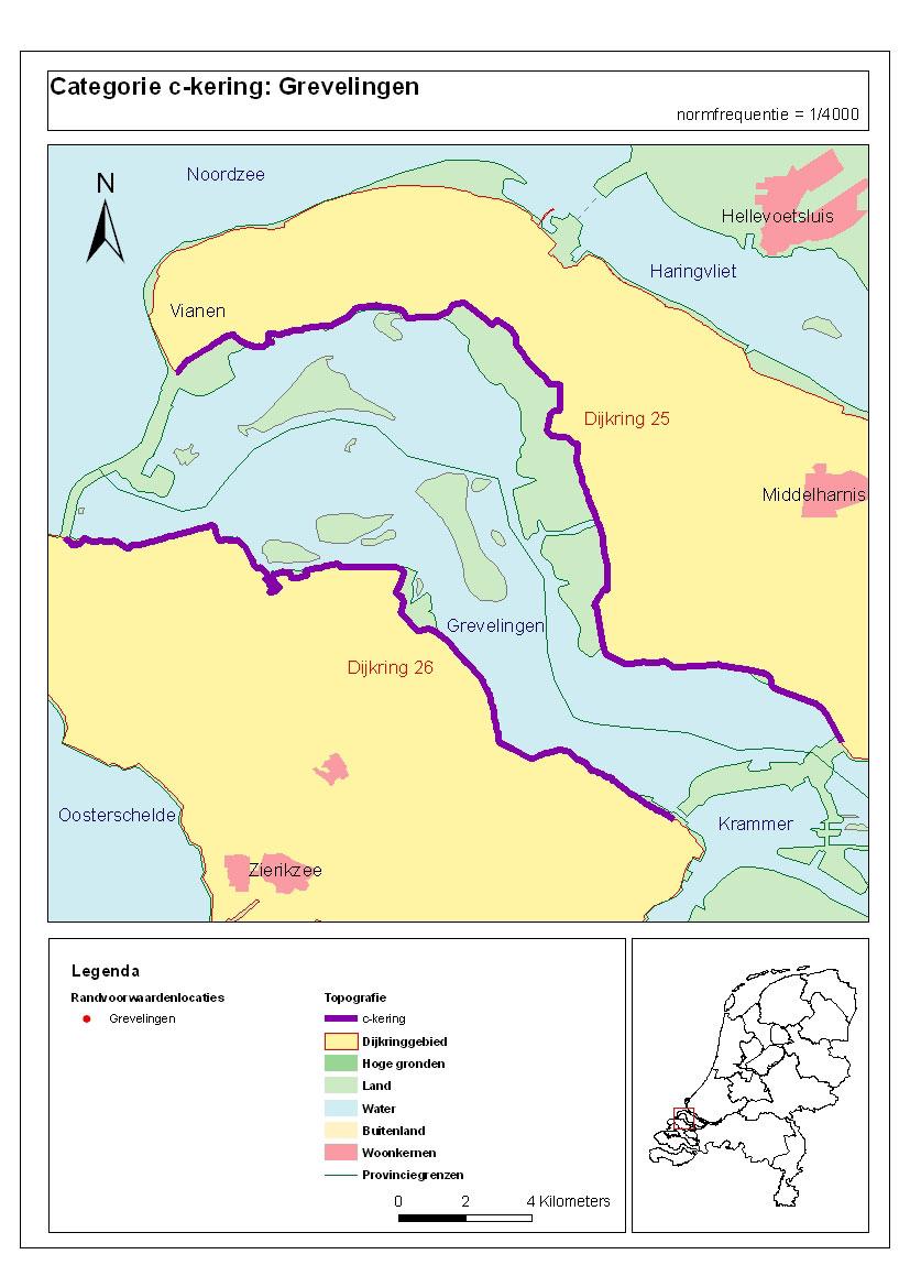 Achtergrondrapport HR categorie c-keringen Grevelingen november 2008 Figuur