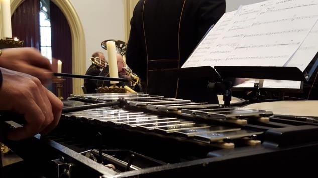 harmonieorkest speelde op maandag 28 maart bij de Heilige Mis ter gelegenheid van Tweede Paasdag in de Sint