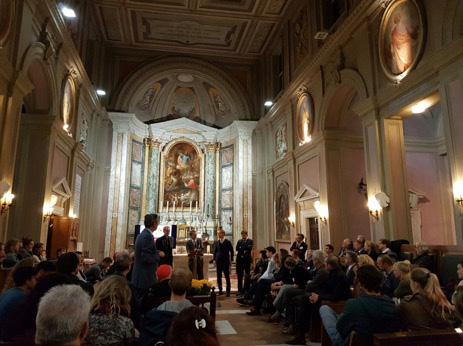 Deze bijzondere dag werd afgesloten met een vesperdienst in de Santa Maria Maggiore.