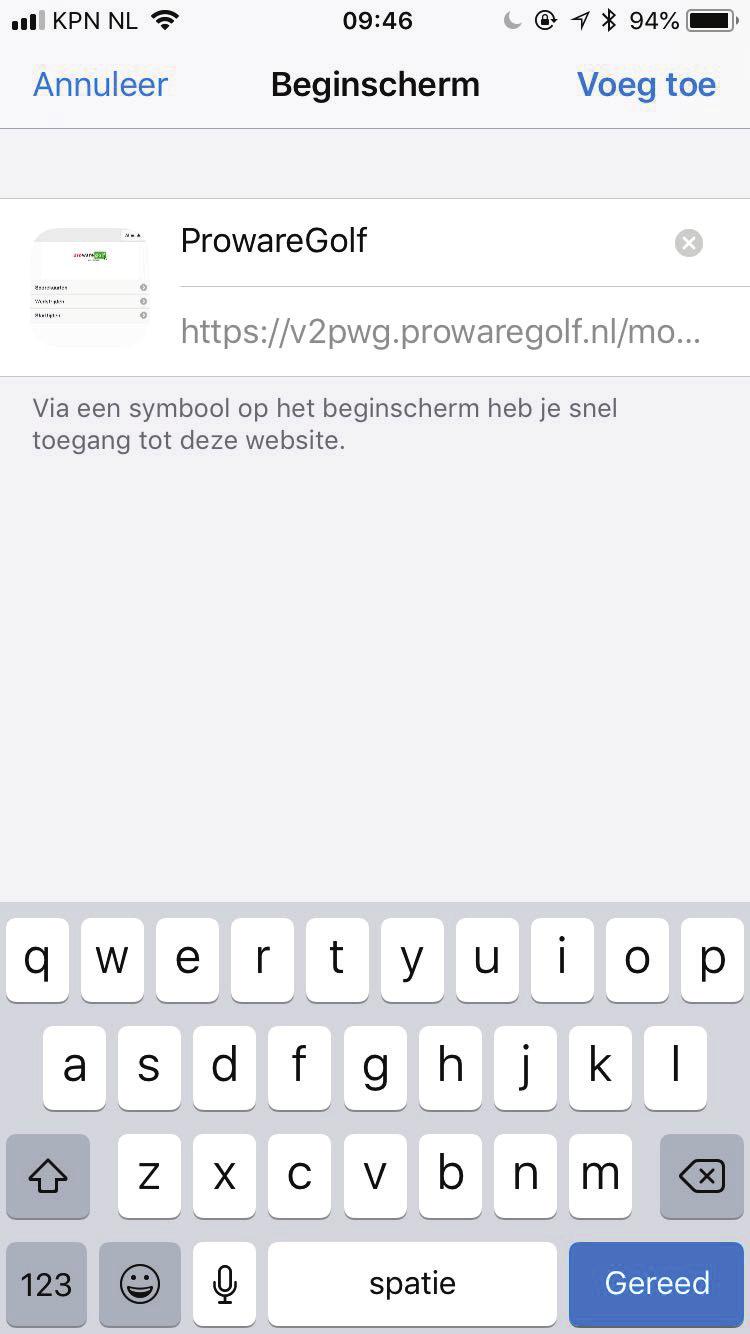 onderdeel van 3 Verander eventueel de naam van de app en