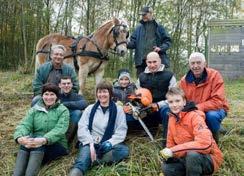 Daarnaast deed men ook nog aan beheerwerken in het Kapittelbosje te Dentergem en in de Vorte