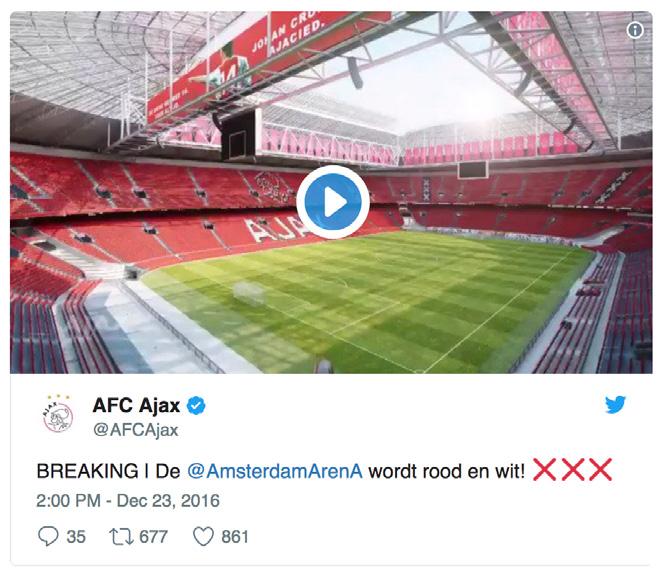Achtergrond De Amsterdam ArenA is het thuisstadion van AFC Ajax, speelstadion van het Nederlands