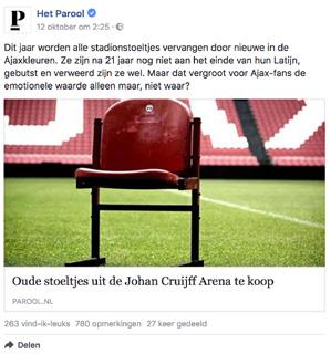 Resultaten Na publicatie in Het Parool en verzending van het