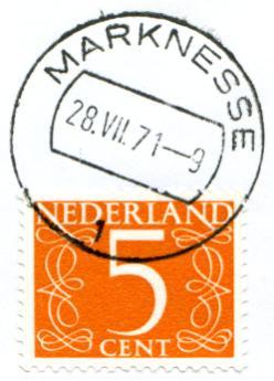 MARRUM (Lage Herenweg 40-42-44) Provincie Friesland (adres in 2016: CoopCompact) MARRUM 1 Het openbalkstempel was in