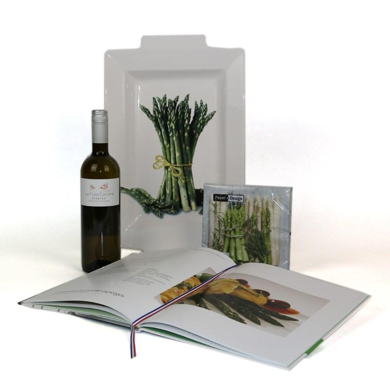 17: Asperges Een traditioneel culinair geschenk van het seizoen, bestaande uit: een veelzijdig boek