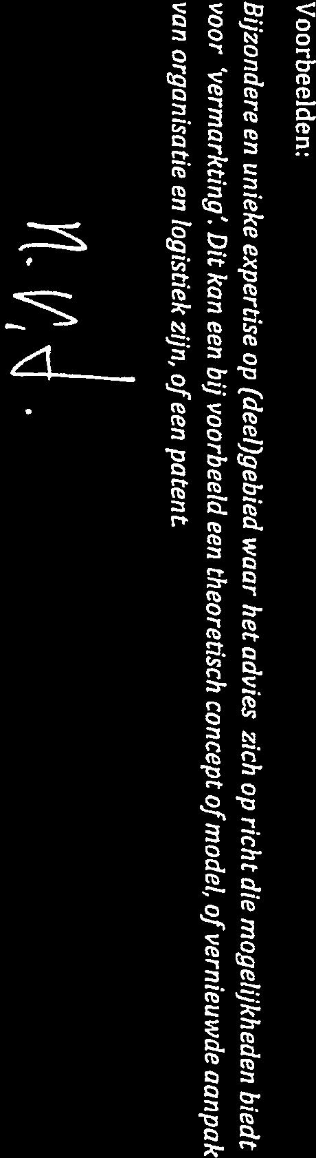 of vernieuwde aanpak van organisatie en logistiek zijn, of een patent Overige belangen Zijn er