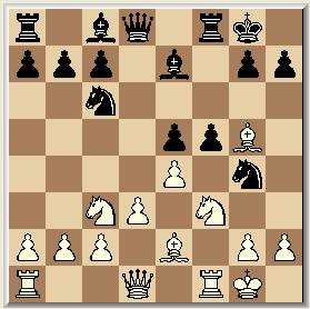 exf5, Tbe8 (alleen deze zet houdt Zwart op de been) 17. a3. Lxf5 18. Txf5, Txe2! 19. Dxe2, Pd4 20. Df2, Pxf5 21. axb4, Te8 22. Txa6 en Wit houdt initiatief en staat dan ook wel beter. 16.