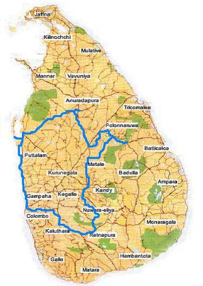 DE VOORBEREIDING Ceylon, de naam van Sri Lanka tot het in 1972 een zelfstandige republiek geworden is.